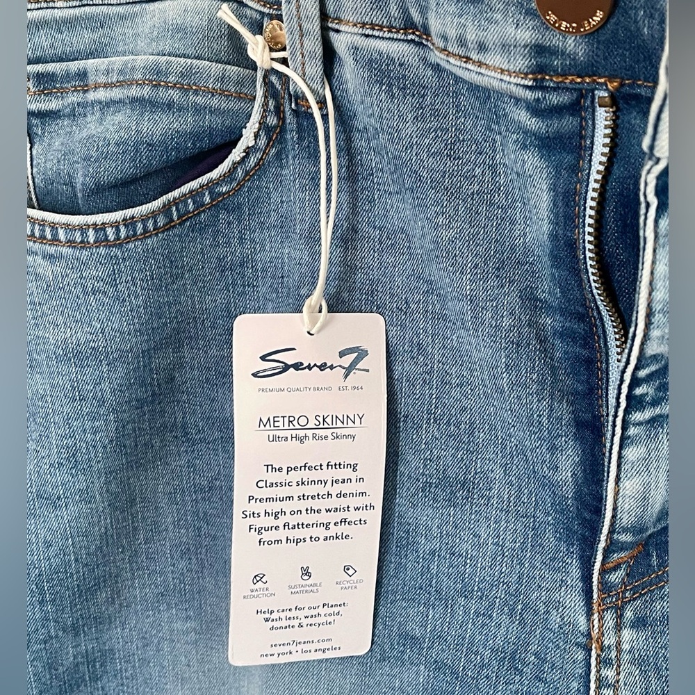 Seven7 Metro Skinny high rise Jeans - Picture 6 of 14